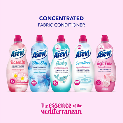 Asevi 60w 1380ml Fabric Conditioner Blue Sky