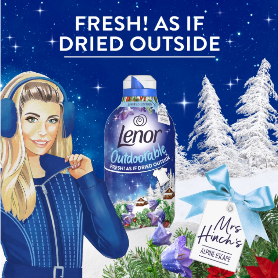 Lenor Tøymykner Outdoorable Mrs.Hinch's Alpine Escape 84w 1.176L