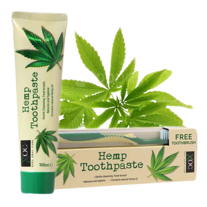 XOC Hemp Toothpaste + Toothbrush 100ml