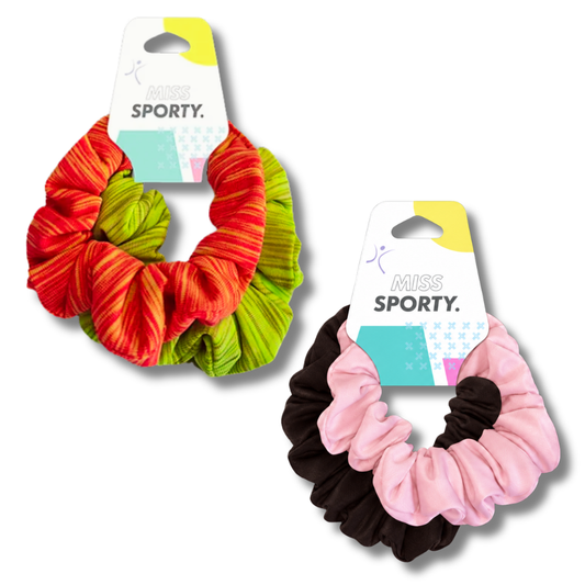 Miss Sporty Scrunchie Hårstrikker 2pk Div.Farger