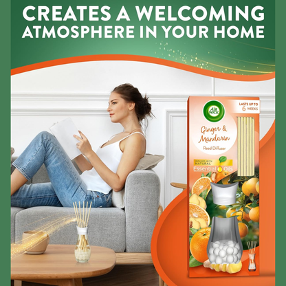 Airwick Reed Diffuser Ginger & Mandarin 42ml