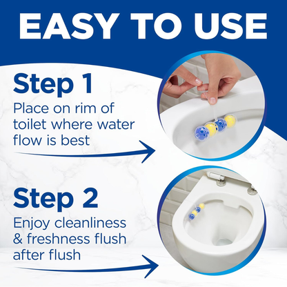 Bloo Power Active Toilet Rim Block Lemon 3x50g