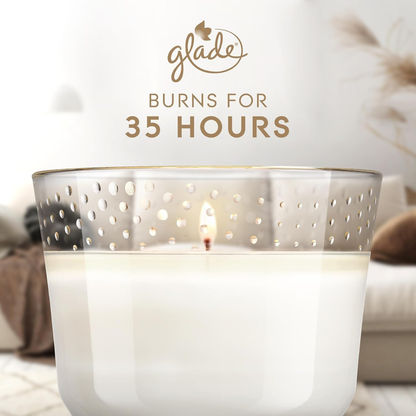 Glade Fragranced Candle Pure Clean Linen 224g
