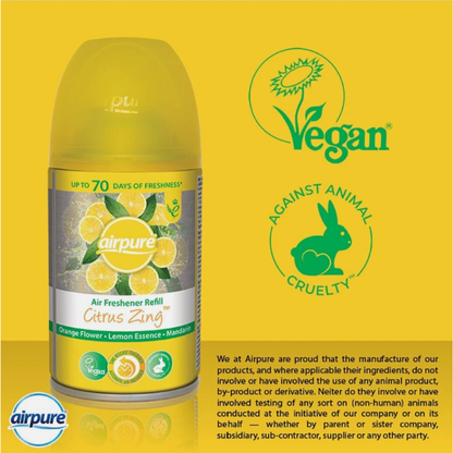 Airpure Air Freshener Refill Citrus Zing 250ml