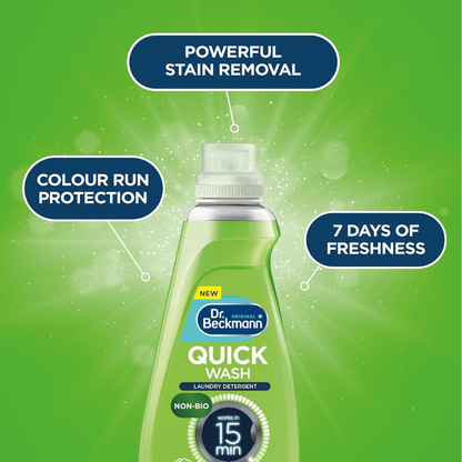 Dr. Beckmann Quick Wash Non Bio Laundry Detergent 810ml