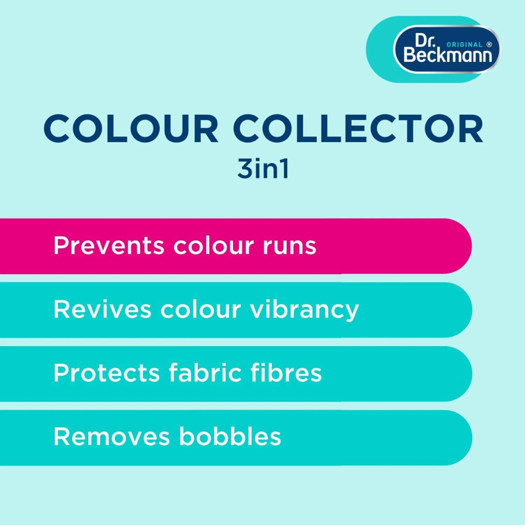 Dr. Beckmann 3 in 1 Colour & Dirt Collector 30 Sheets