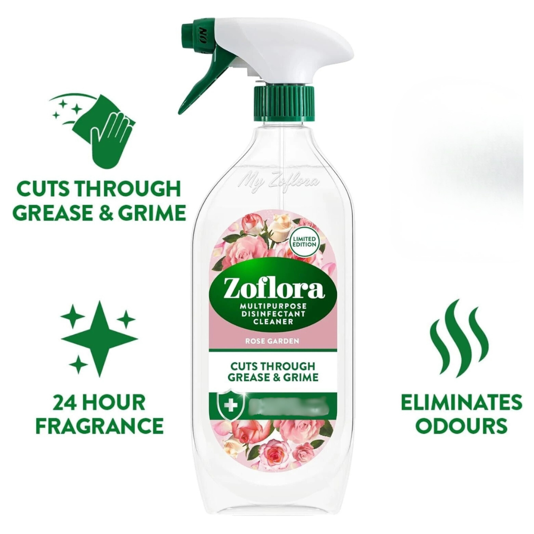 Zoflora Multi Purpose Cleaner Spray Rose Garden 800ml