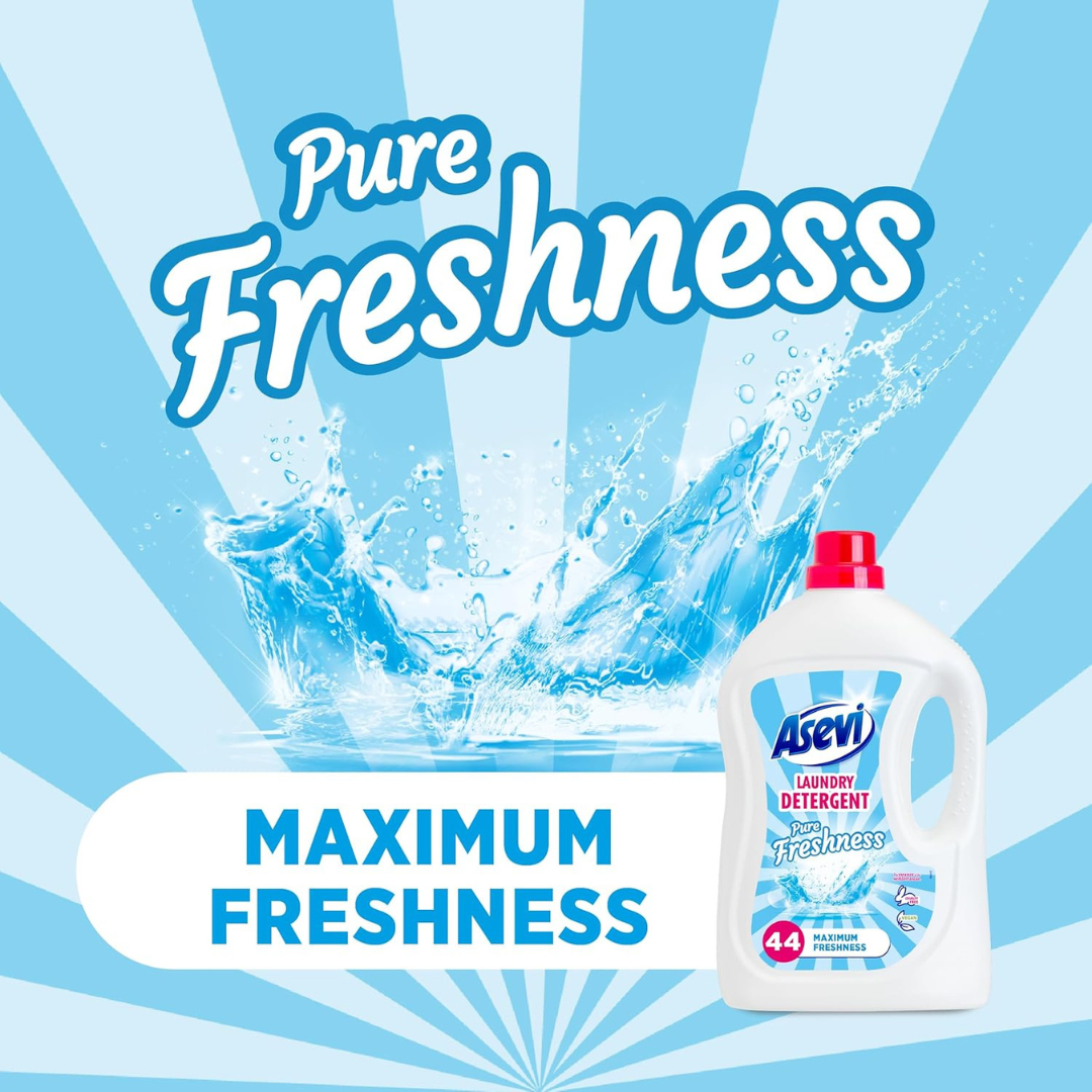 Asevi Laundry Detergent Pure Freshness 44w 2376ml