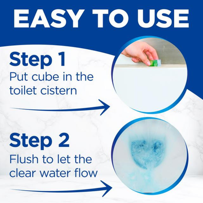 Bloo 3in1 Toilet Cistern Blocks Lemon 2x50g