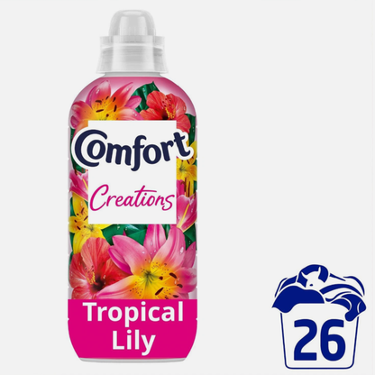 Comfort Tropical Lily Fabric Conditioner 26w 780ml