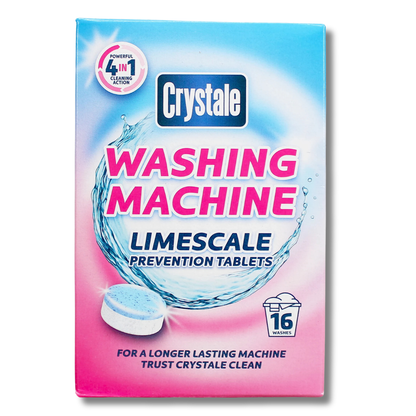 Crystale Washing Machine Limescale Prevention Tablets 16pk