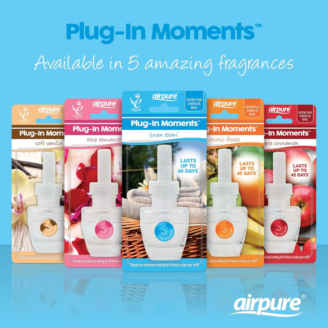Airpure Plug In Moments Refill Linen Room 20ml