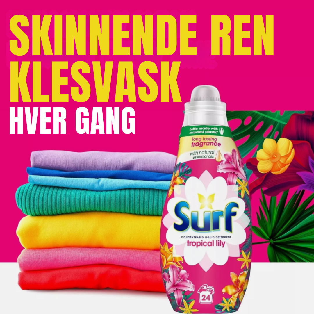 Surf Concentrated Liquid Detergent Tropical Lily 24w 648ml