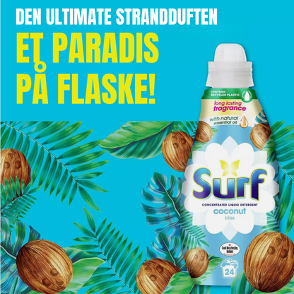 Surf Concentrated Liquid Detergent Coconut Bliss 24w 648ml