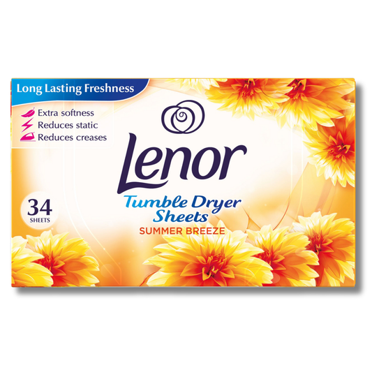 Lenor Dryer Sheets Summer Breeze 34pk