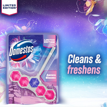 Domestos Power 5 Toilet Rim Block Aurora Blooms Limited Edition 50g