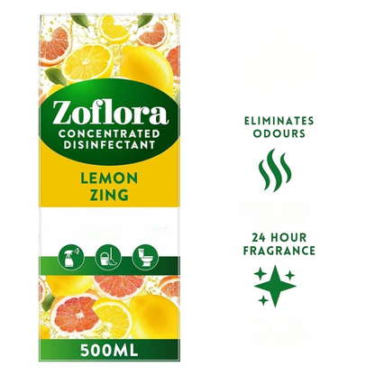 Zoflora Multi Purpose Cleaner Lemon Zing 500ml