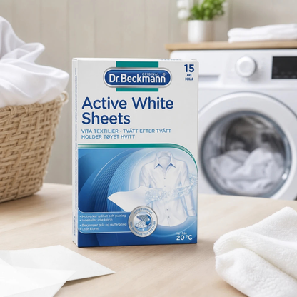 Dr. Beckmann Active White Laundry Sheets 15 stk