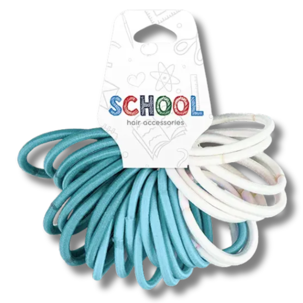 School Hair Accessories Hårstrikker 30pk Div.Farger