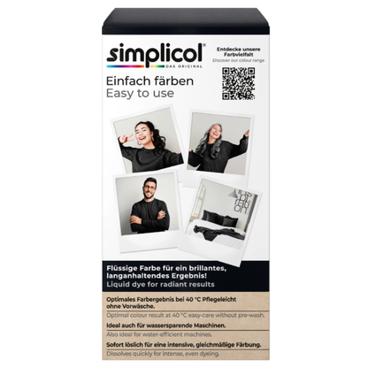 Simplicol Intensiv Tekstilfarge Black Velvet 150ml + 400g