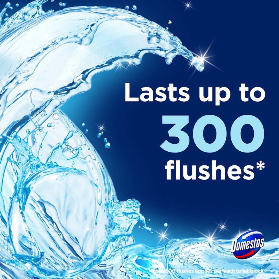 Domestos Power 5 Toilet Rim Block Cotswolds Bloom Limited Edition 2x50g