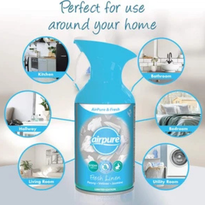 Airpure Air Freshener Fresh Linen 250ml