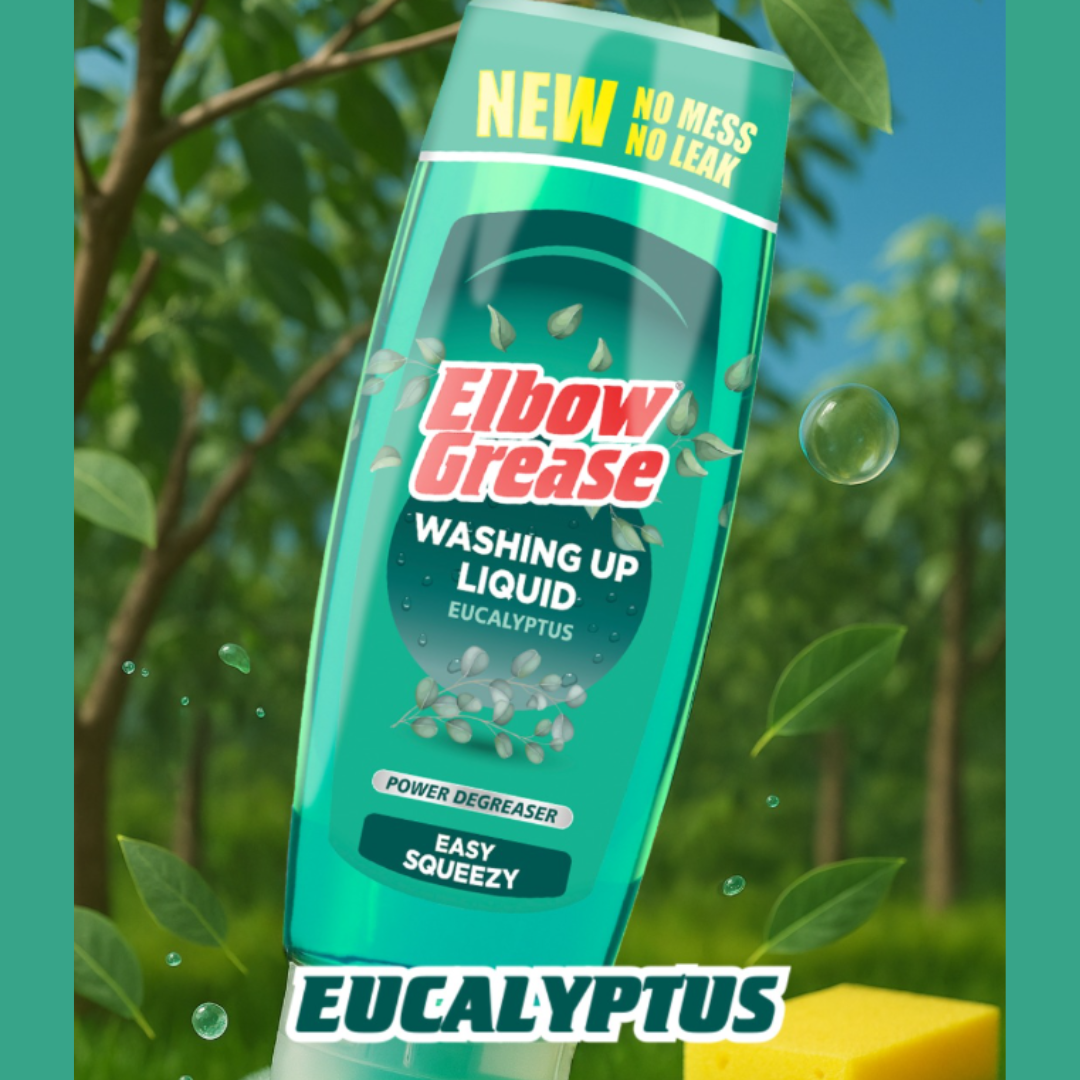 Elbow Grease Easy Squeezy Washing Up Liquid Eucalyptus 450ml
