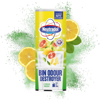 Neutradol Dustbin Odour Destroyer Citrus Fresh 350g