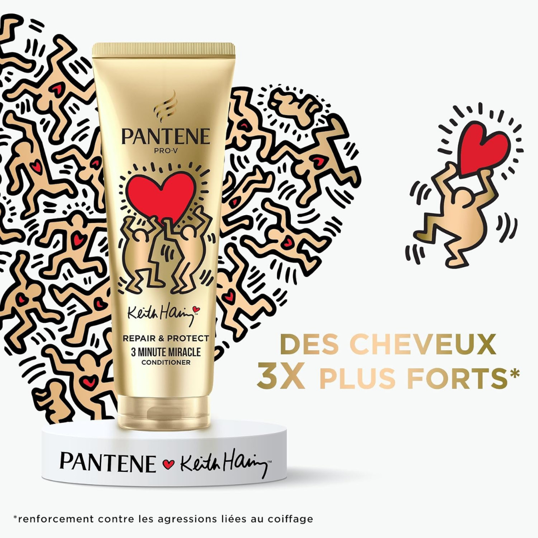 Pantene Pro-V x Keith Haring 3 Minute Miracle Rich Conditioner 220ml