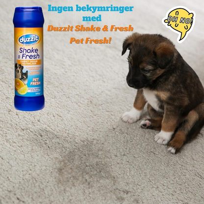 Duzzit Pet Fresh Shake & Fresh Carpet Odour Neutraliser 500g