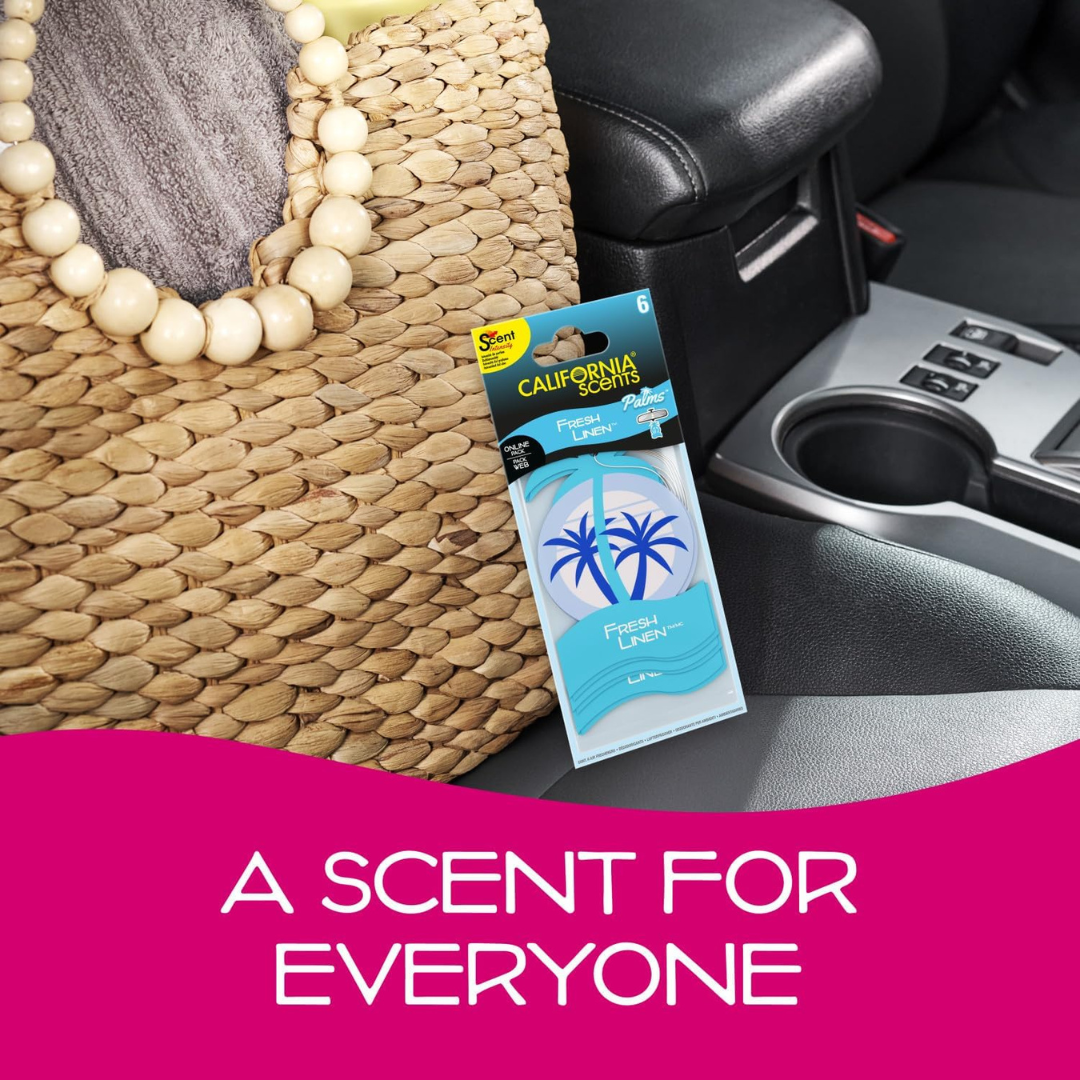 California Scent Palms Car Freshener Fresh Linen