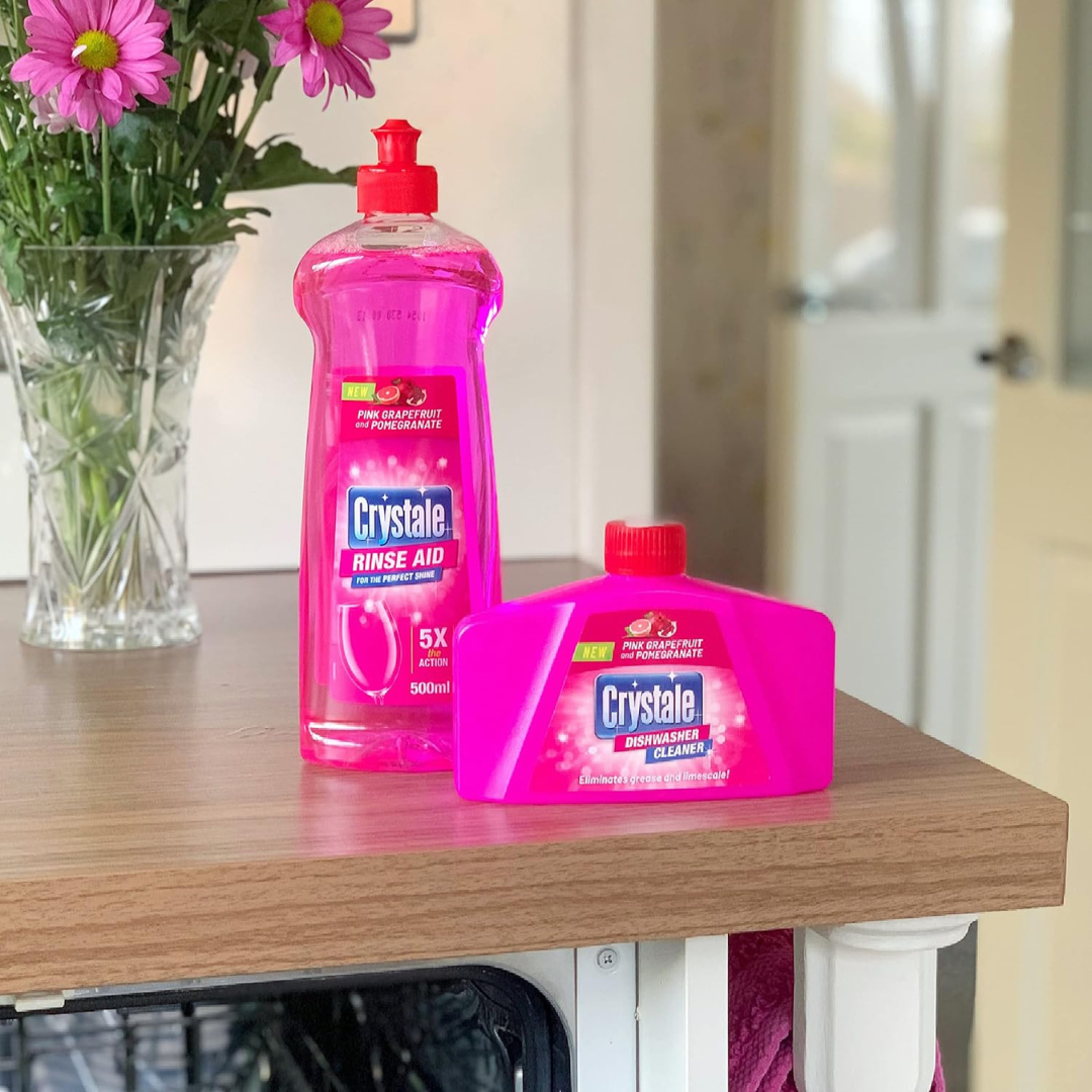 Crystale Dishwasher Cleaner Pink Grapefruit & Pomegranate 250ml