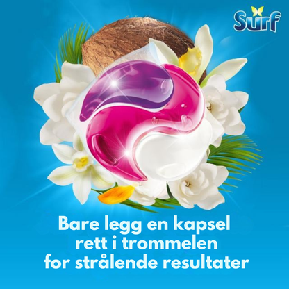 Surf 3-i-1 Capsules Coconut Bliss 15w
