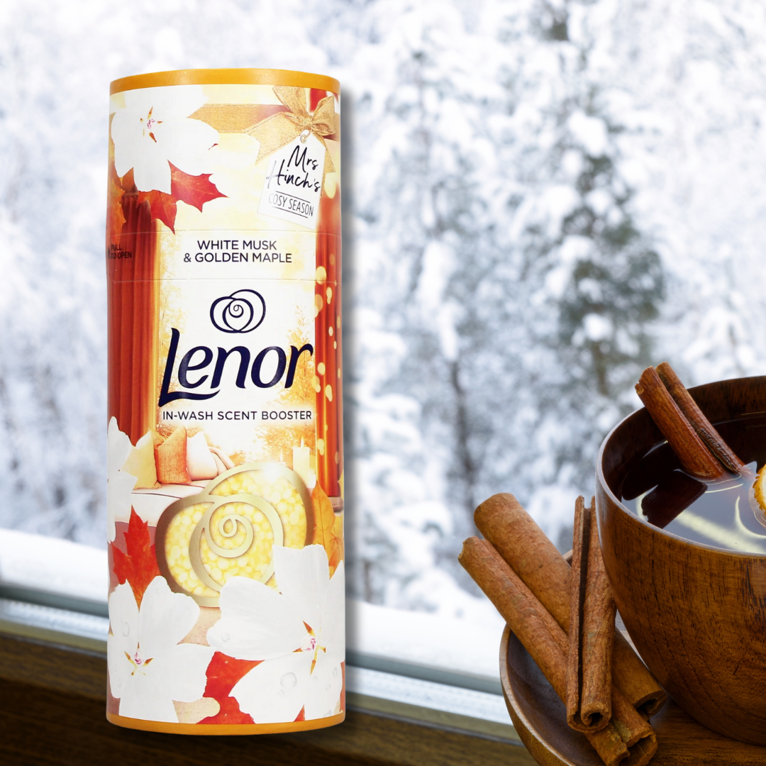 Lenor Scent Booster Mrs.Hinch's Cosy Season White Musk & Golden Maple 176g