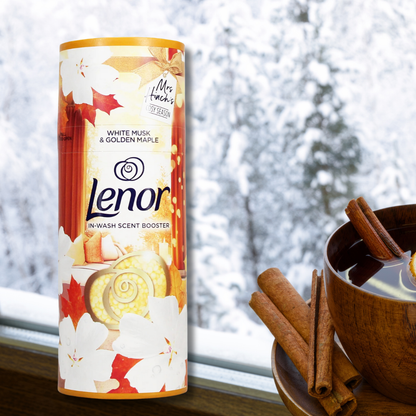 Lenor Scent Booster Mrs.Hinch's Cosy Season White Musk & Golden Maple 176g