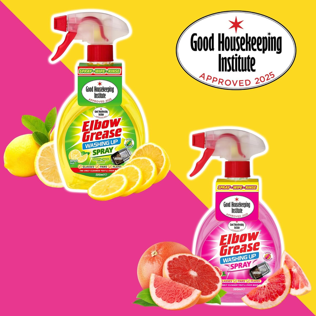 Elbow Grease Washing Up Liquid Spray Pink Blush 500ml