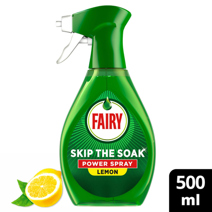 Fairy Skip the Soak Power Spray Lemon 500ml