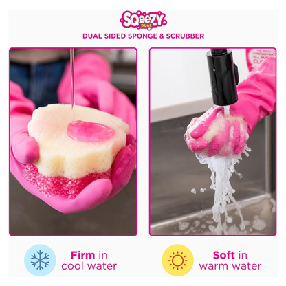 The Pink Stuff Squeezy Dual Sponge