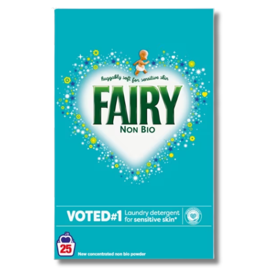 Fairy Non Bio Sensitive Laundry Powder 25w 1.25kg