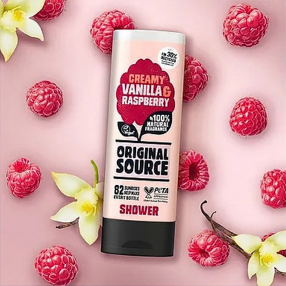 Original Source Creamy Vanilla & Raspberry Shower Gel 750ml