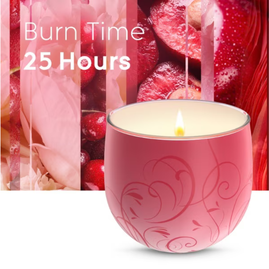 Glade Fragranced Candle Lucious Cherry & Peony 108g