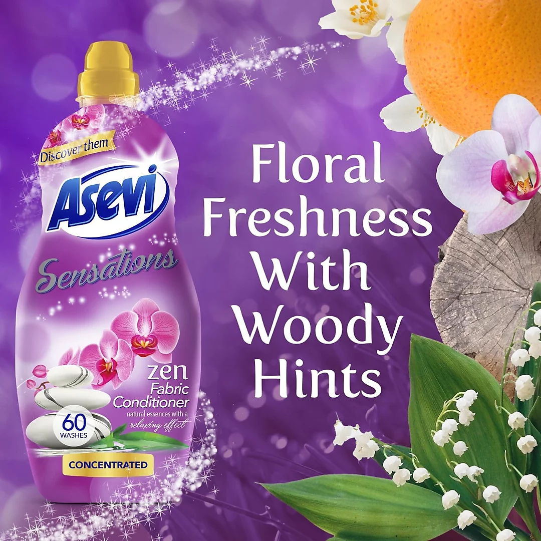 Asevi 60w 1320ml Fabric Conditioner Zen