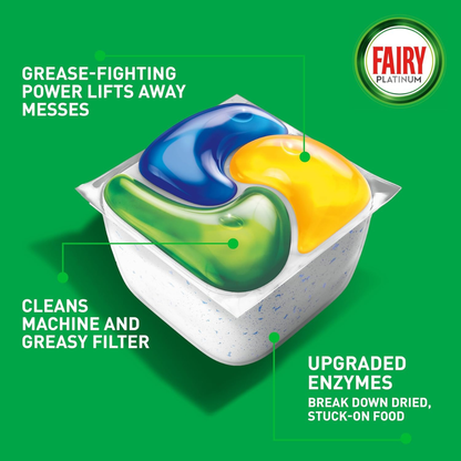 Fairy Platinum Professional Dishwasher Capsules Lemon 113pk
