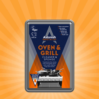 Astonish Oven & Grill Cleaner Paste w/Sponge 250g