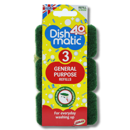 Dishmatic General Purpose Refill – Erstatningssvamper 3 stk