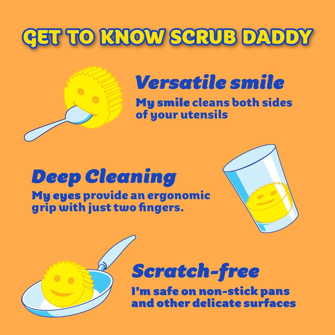 The Original Scrub Daddy FlexTexture Scrubber - Cif Edition