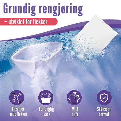 Flekkfritt Tøyvaskeark Lavender Serenity 50 ark <100 vask