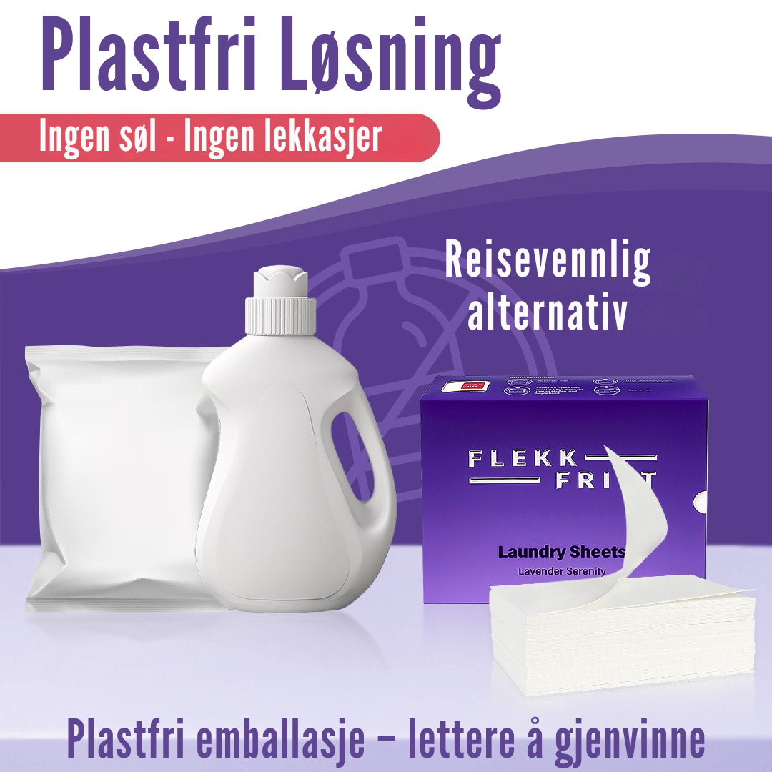 Flekkfritt Tøyvaskeark Lavender Serenity 50 ark <100 vask