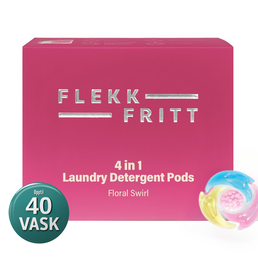 Flekkfritt 4 i 1 Vaskemiddel Pods Floral Swirl 40 stk