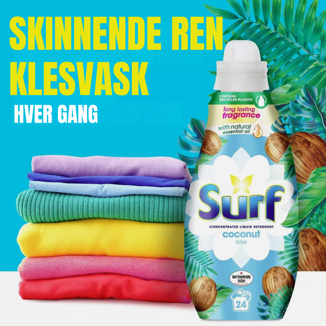 Surf Concentrated Liquid Detergent Coconut Bliss 24w 648ml